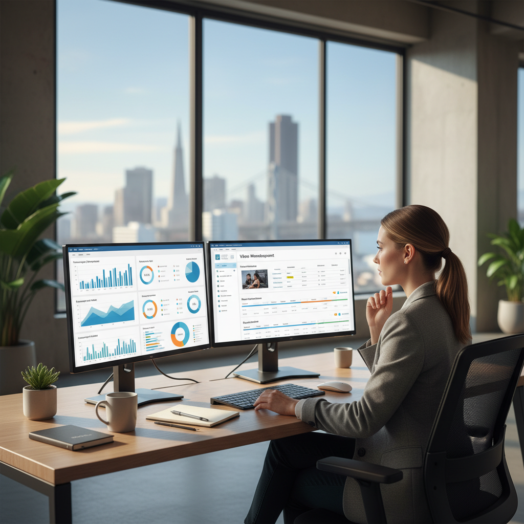 Integrated Production Performance Dashboard Integrated production ROI dashboard showing marketing performance metrics