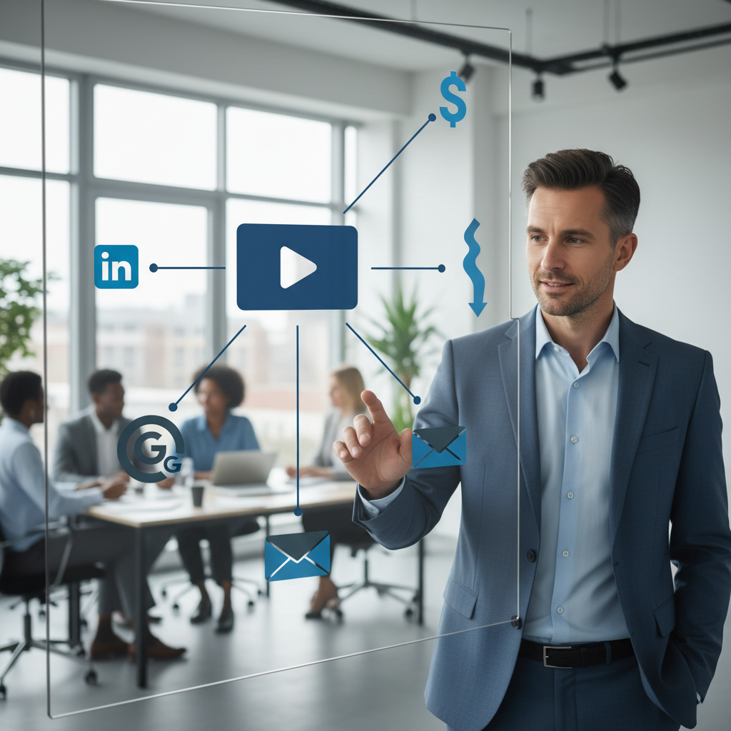 The Content Atomization Flywheel Infographic of full-stack distribution and content atomization strategy