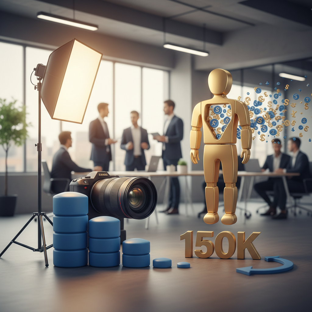 ROI of Internal Marketing Infographic Infographic comparing turnover costs vs employee onboarding video production investment