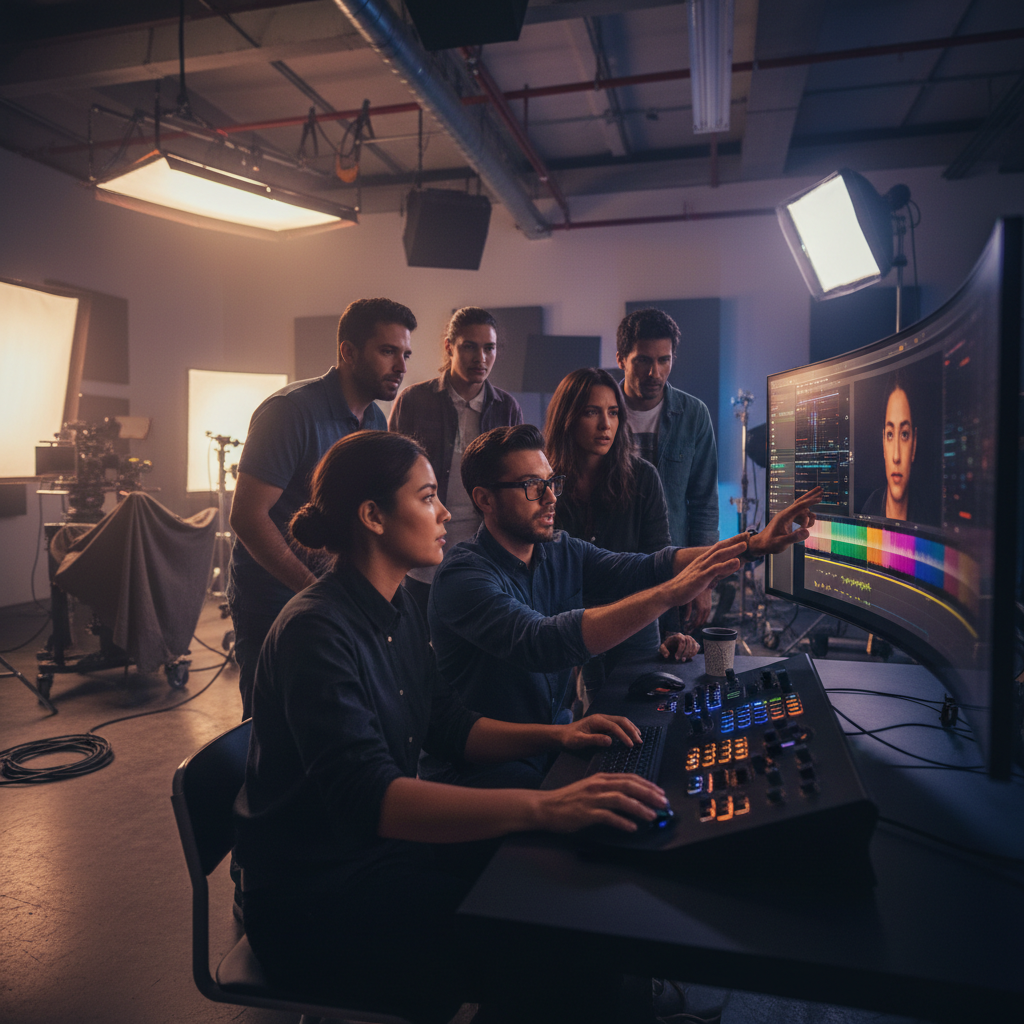 Full-Stack Media Production Team iStudios Media production team performing an enterprise video audit and refresh