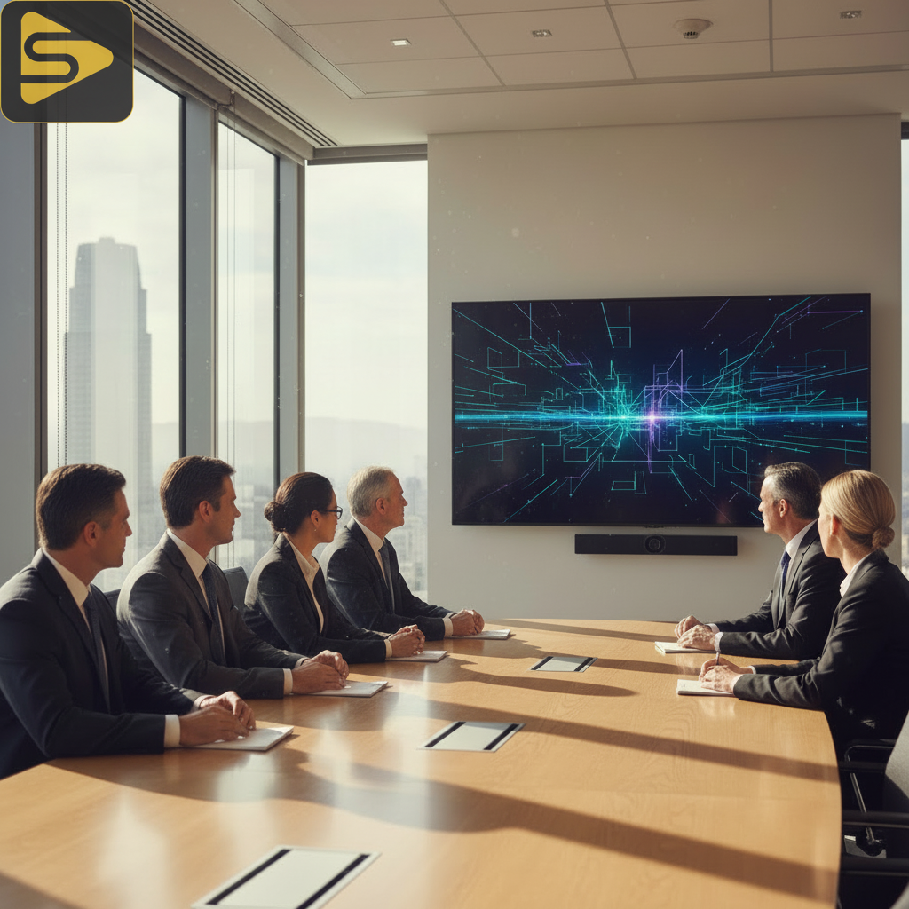 GovTech RFP Evaluation Session SF Bay Area GovTech marketing evaluation committee viewing a technical RFP video proposal