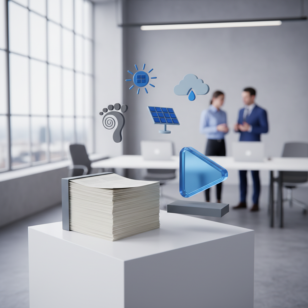 Visualizing the Shift to ESG Video Comparison of traditional ESG reporting vs sustainability reporting visuals