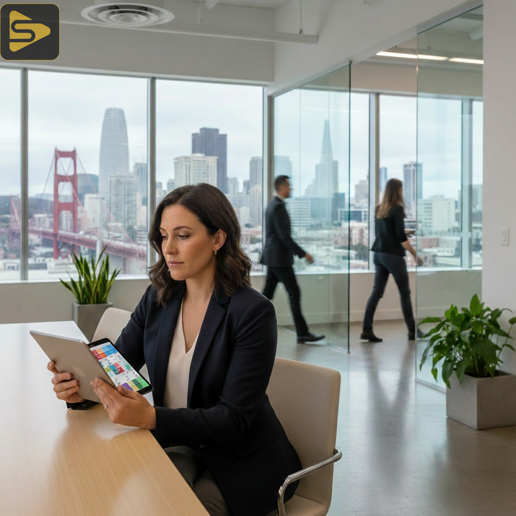 Medical Practice Marketing Strategy SF SF medical practice marketing data review in a modern office