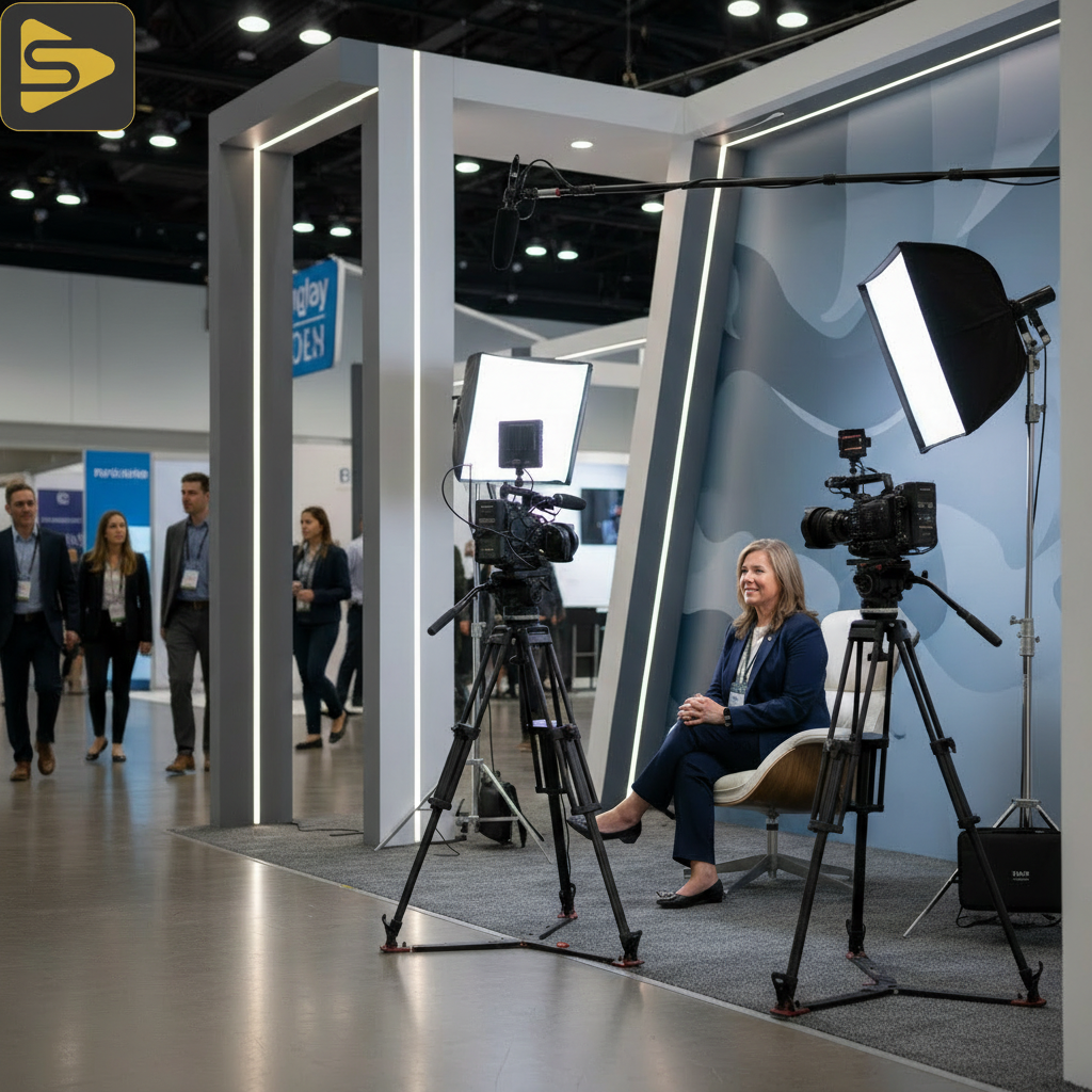 Booth Content Capture Strategy Professional SF trade show playbook execution with video production at Moscone Center