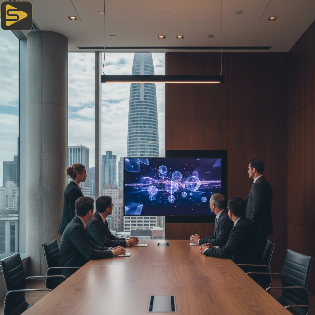 Unified Attribution Dashboard Strategy San Francisco executives analyzing unified attribution data in a boardroom
