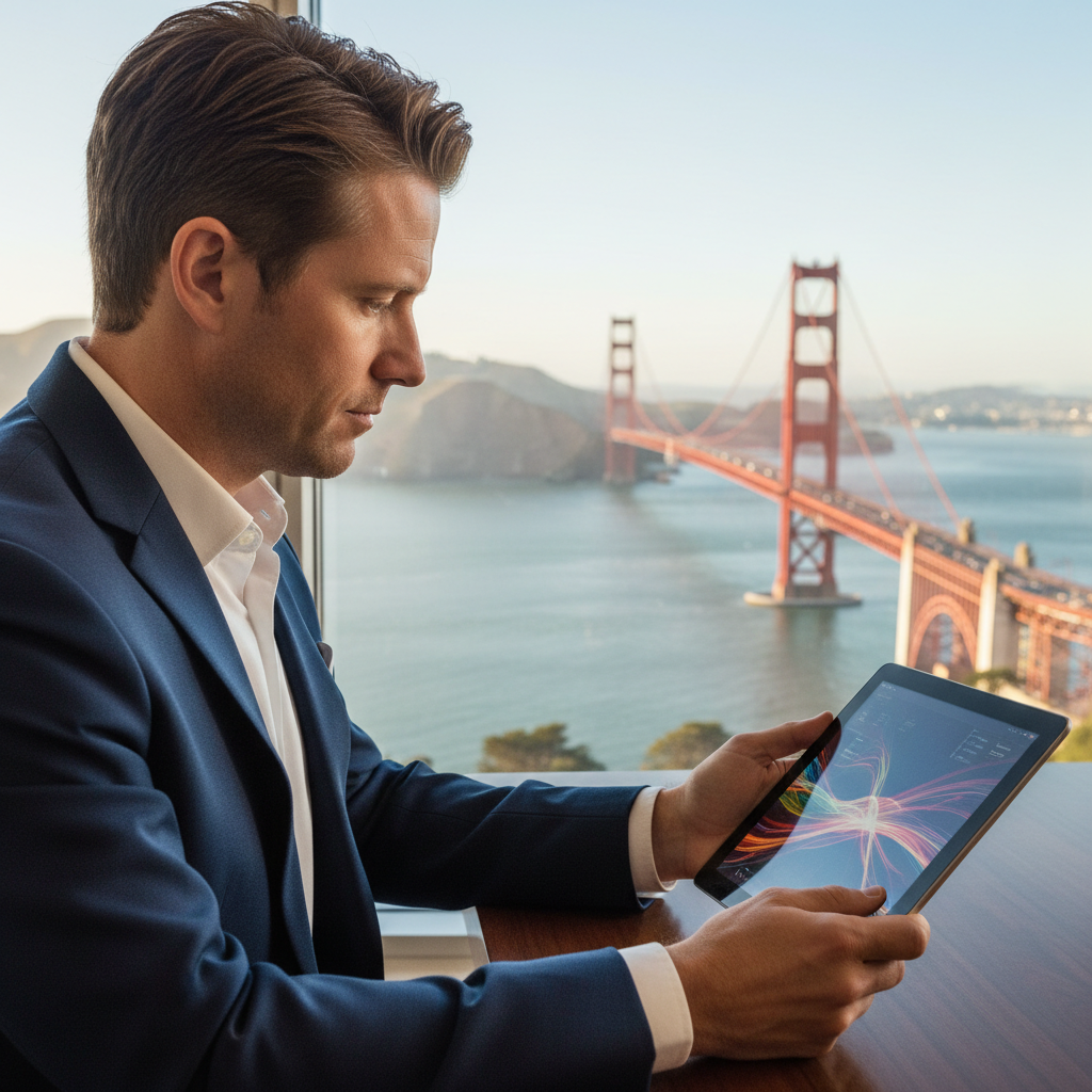 Performance Marketing Review Marketing director reviewing Google Ads performance in San Francisco