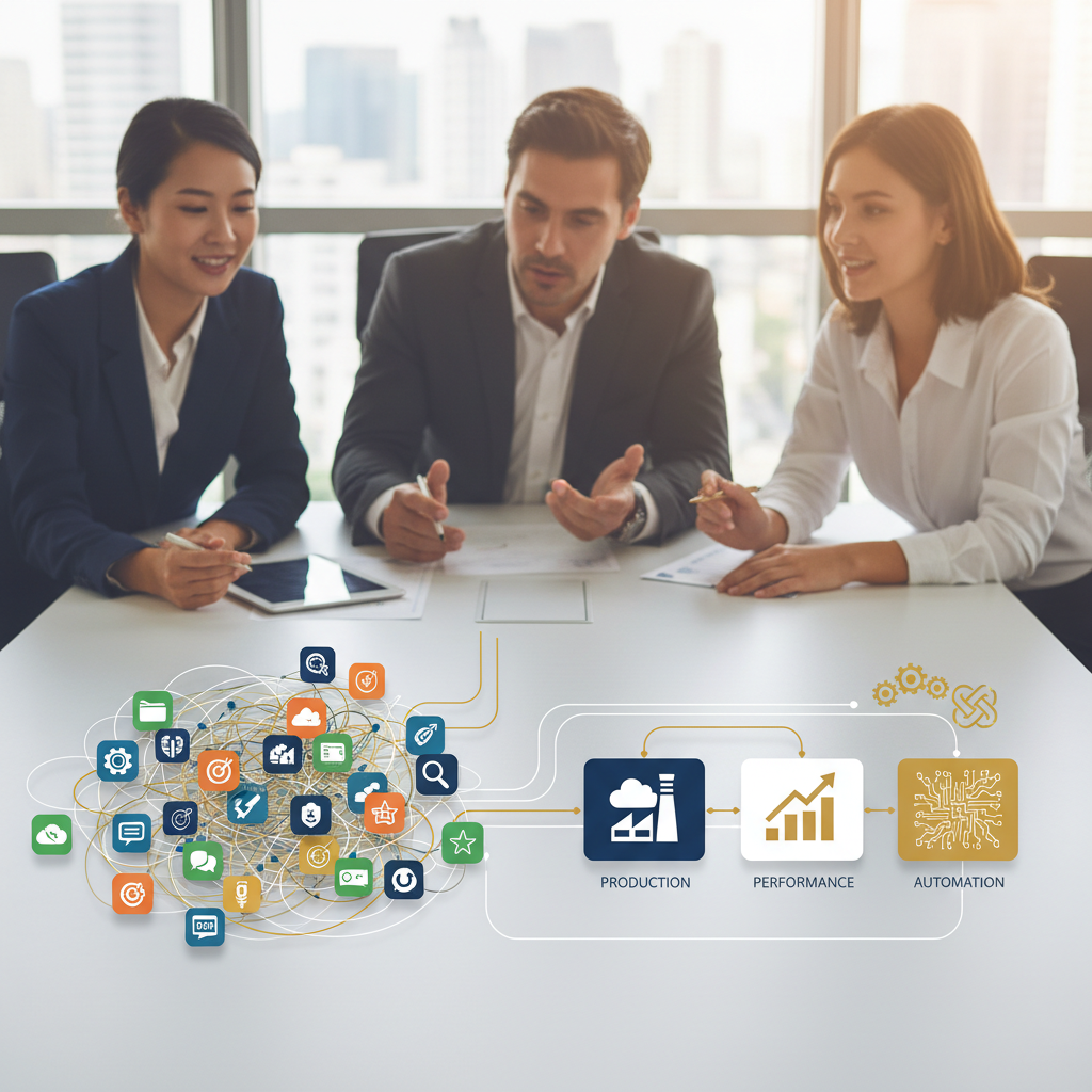 MarTech Stack Rationalization Infographic Infographic showing the transition from a fragmented Franken-Stack to an integrated marketing agency model
