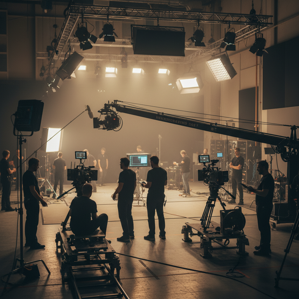 High-Volume Video Production Award-winning agency production set for Production-as-a-Service content