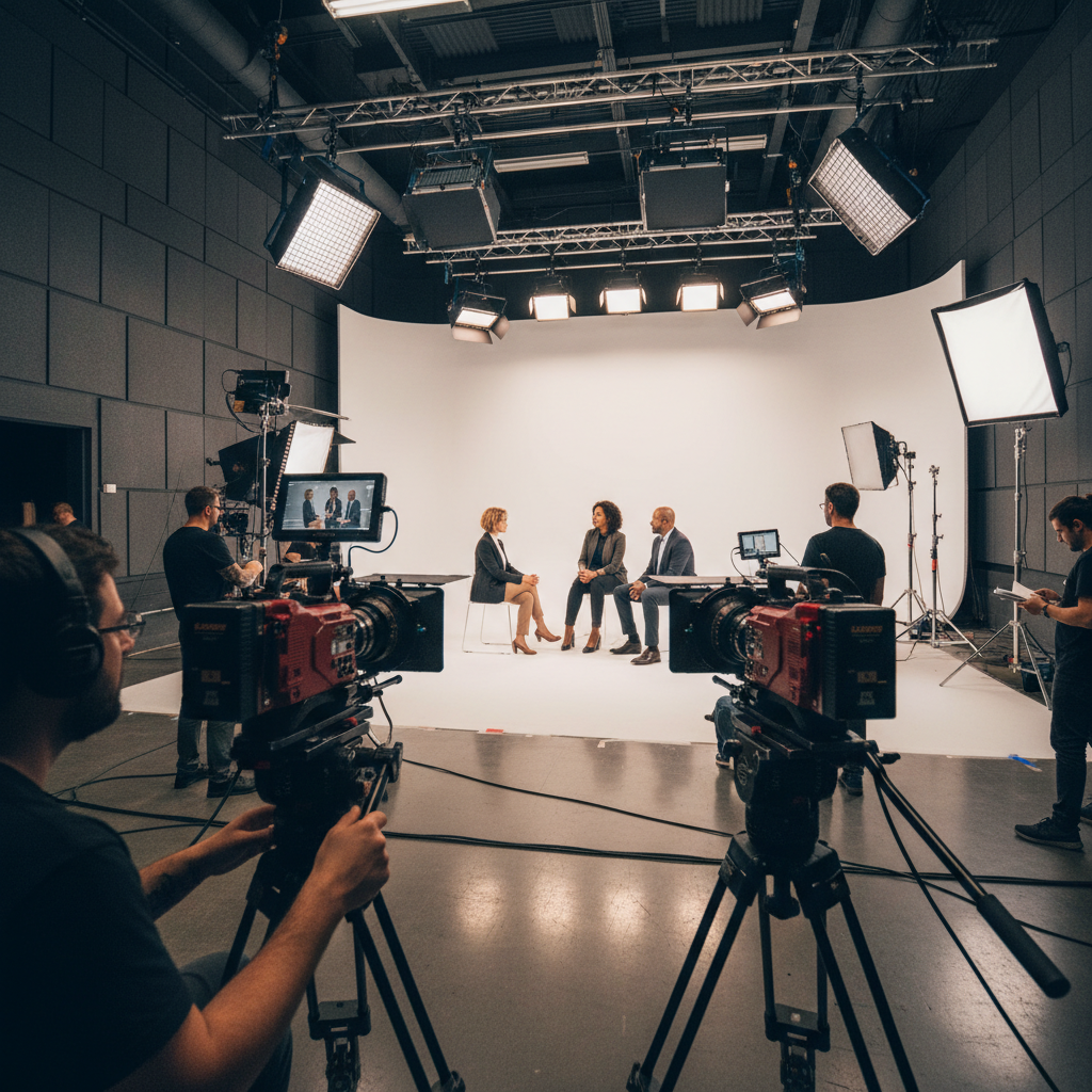 iStudios Media Production Team Award-winning agency iStudios Media producing cinematic fundraising assets