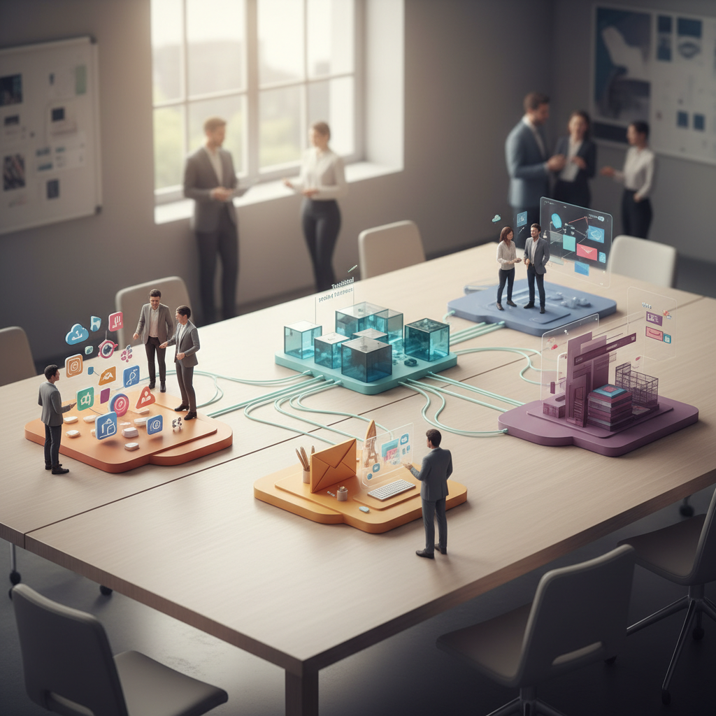Modular Creative Workflow Infographic Modular creative brief template workflow for SF tech startups