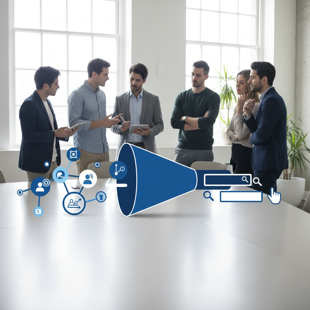 The B2B Hybrid Funnel Framework Infographic showing the hybrid funnel strategy for B2B ad strategy