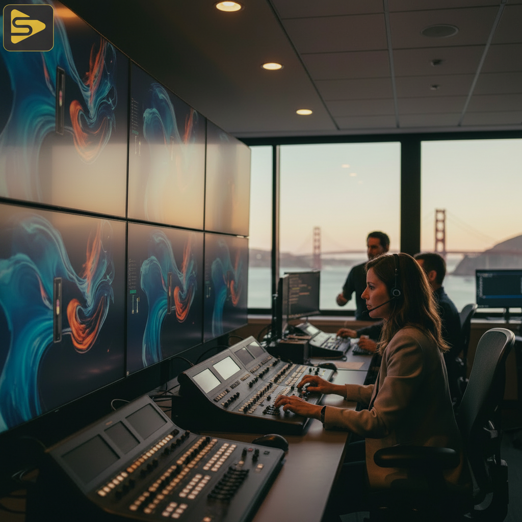 Professional Livestreaming Control Room Professional livestreaming vs. simulated live video production control room setup