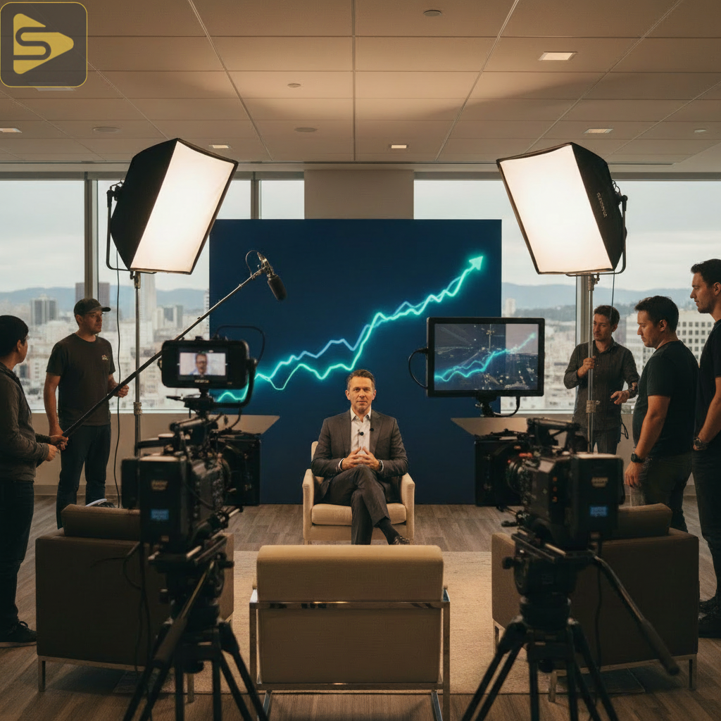 Series C Investor Video Production Professional Series C investor video production set in a San Francisco office