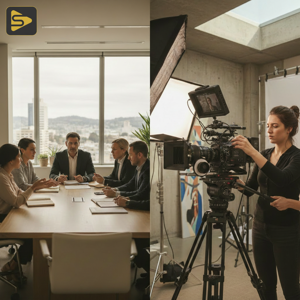 Strategic Video Production Planning 3-phase creative brief planning session for professional video production alignment