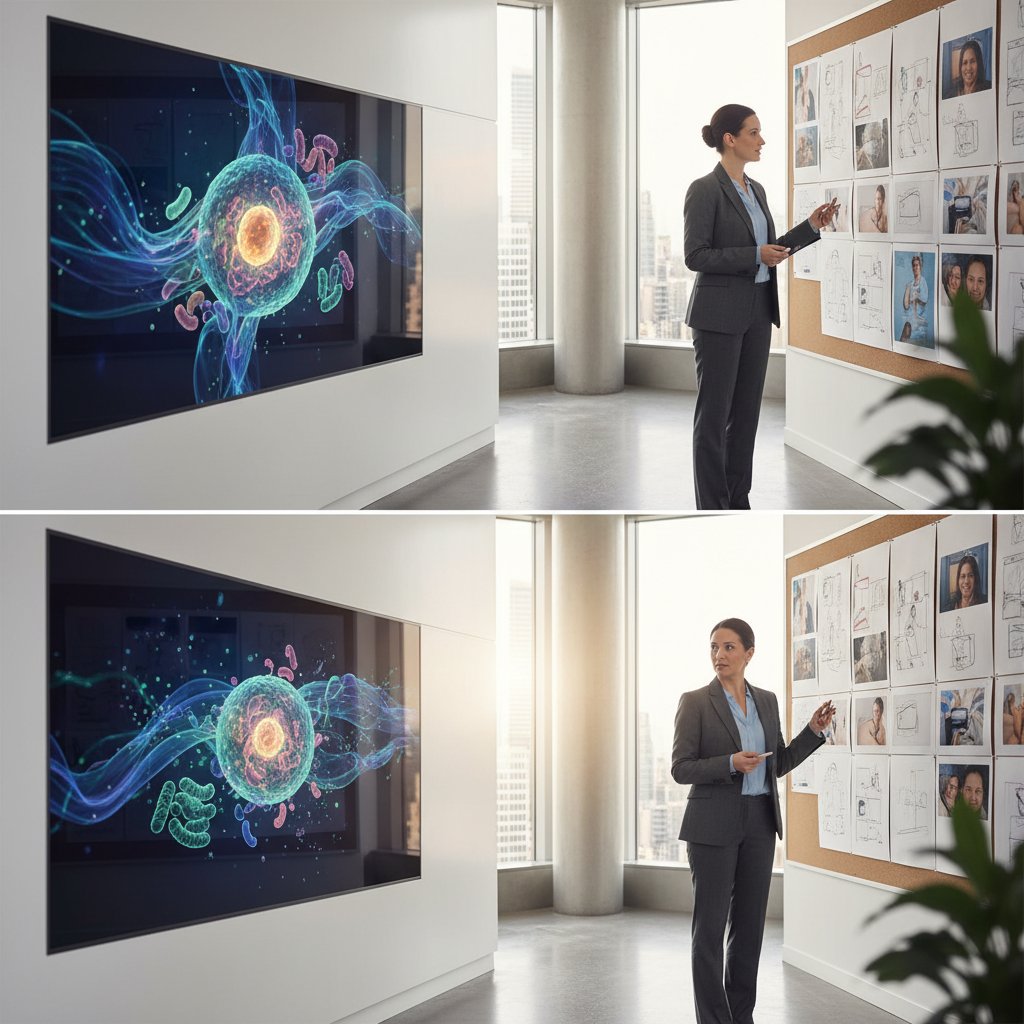 Scientific storytelling and 3D animation for biotech marketing