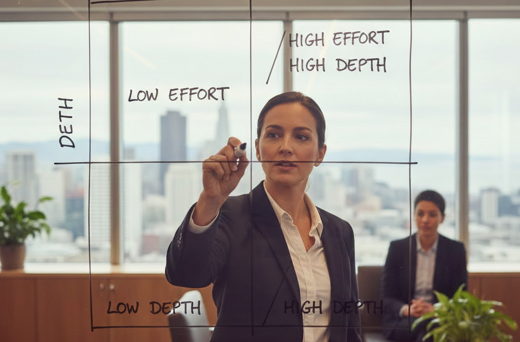 Data-Driven Content Matrix Framework for Strategic ROI