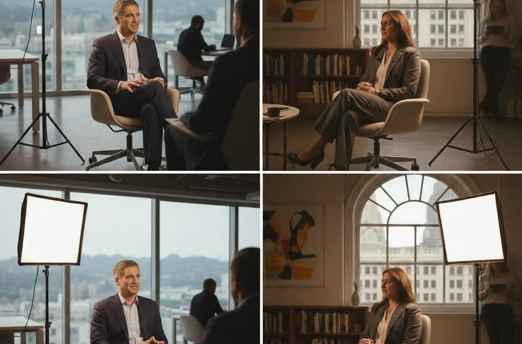 Corporate Interview Production: The 3-Point Technical Framework
