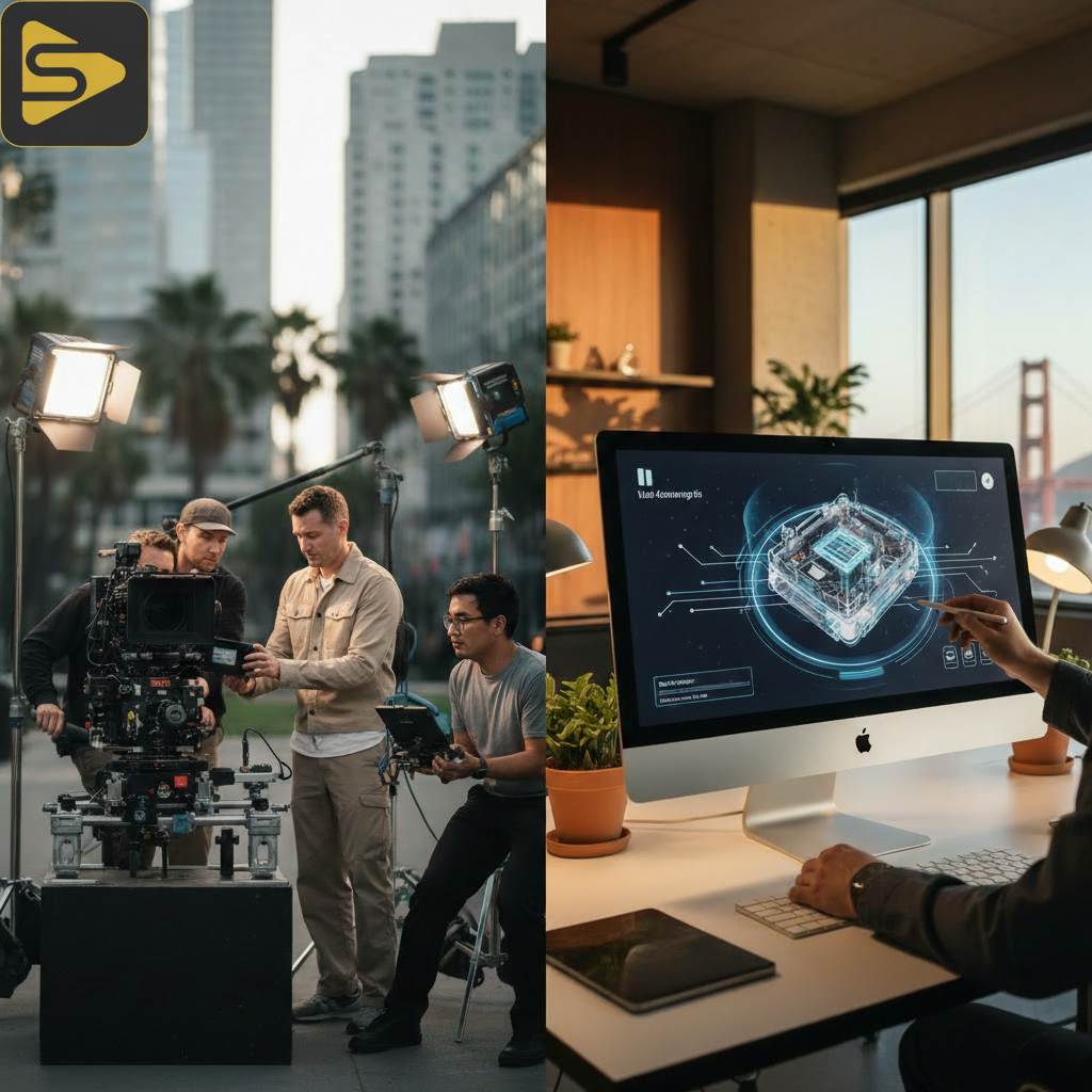 Product Video vs Brand Film Matrix Comparison of a Series A product video and a high-concept brand film for startups