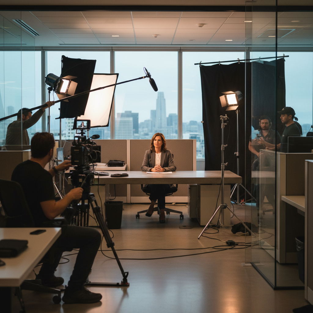 Corporate HQ Filming Session On-site video production at a Bay Area corporate headquarters