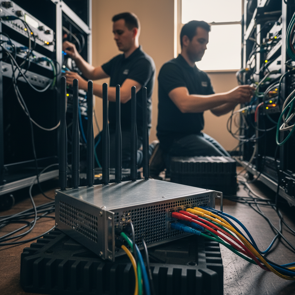 Livestreaming Redundancy Hardware Broadcast-grade redundancy hardware for multi-camera livestreaming