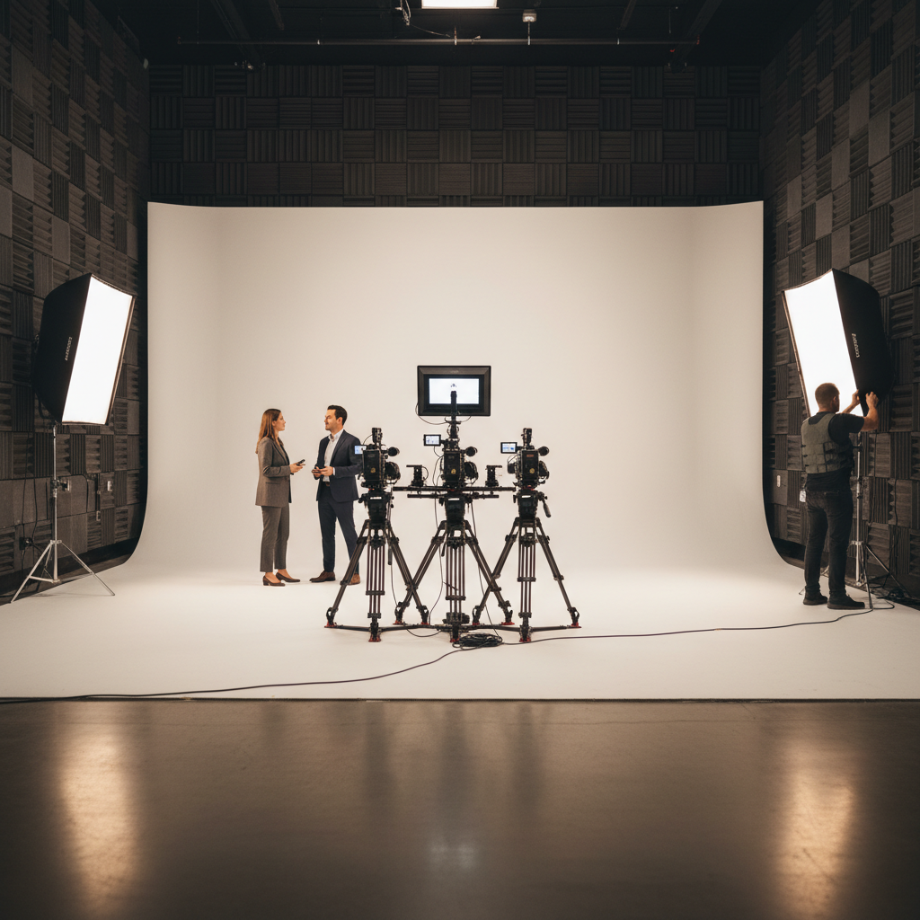 Professional Studio Infrastructure San Francisco film studio setup with professional video environment features