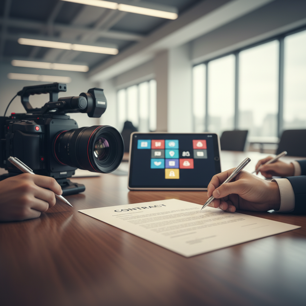 Production Service Agreement Compliance Reviewing a production service agreement with a Bay Area production agency.
