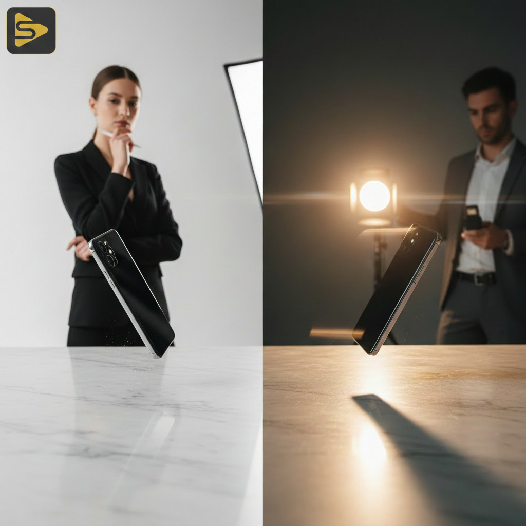 AI Video Physics Comparison Luma Dream Machine vs. Runway Gen-3 physics test showing a smartphone falling