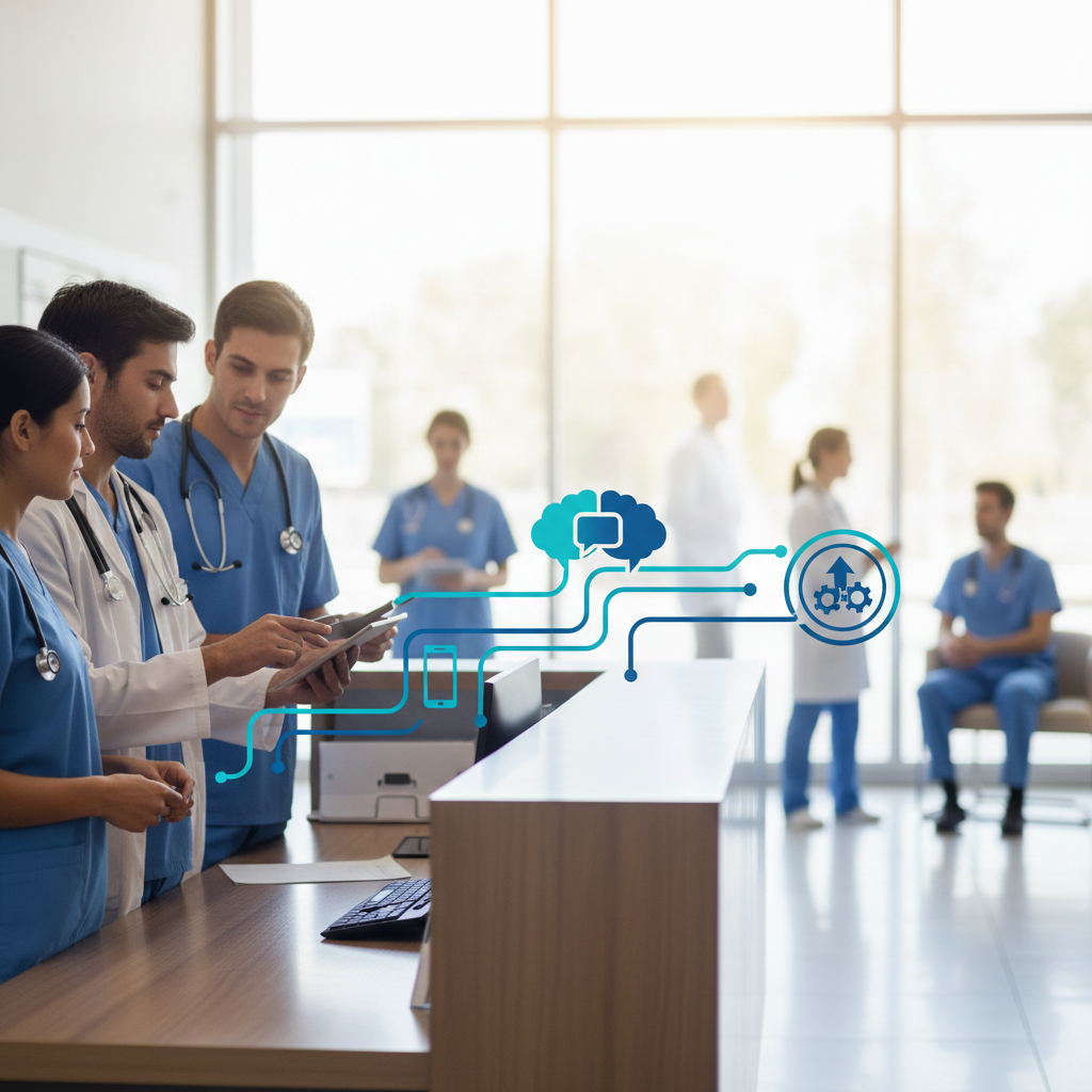 Review Automation Workflow Infographic of patient review automation workflow